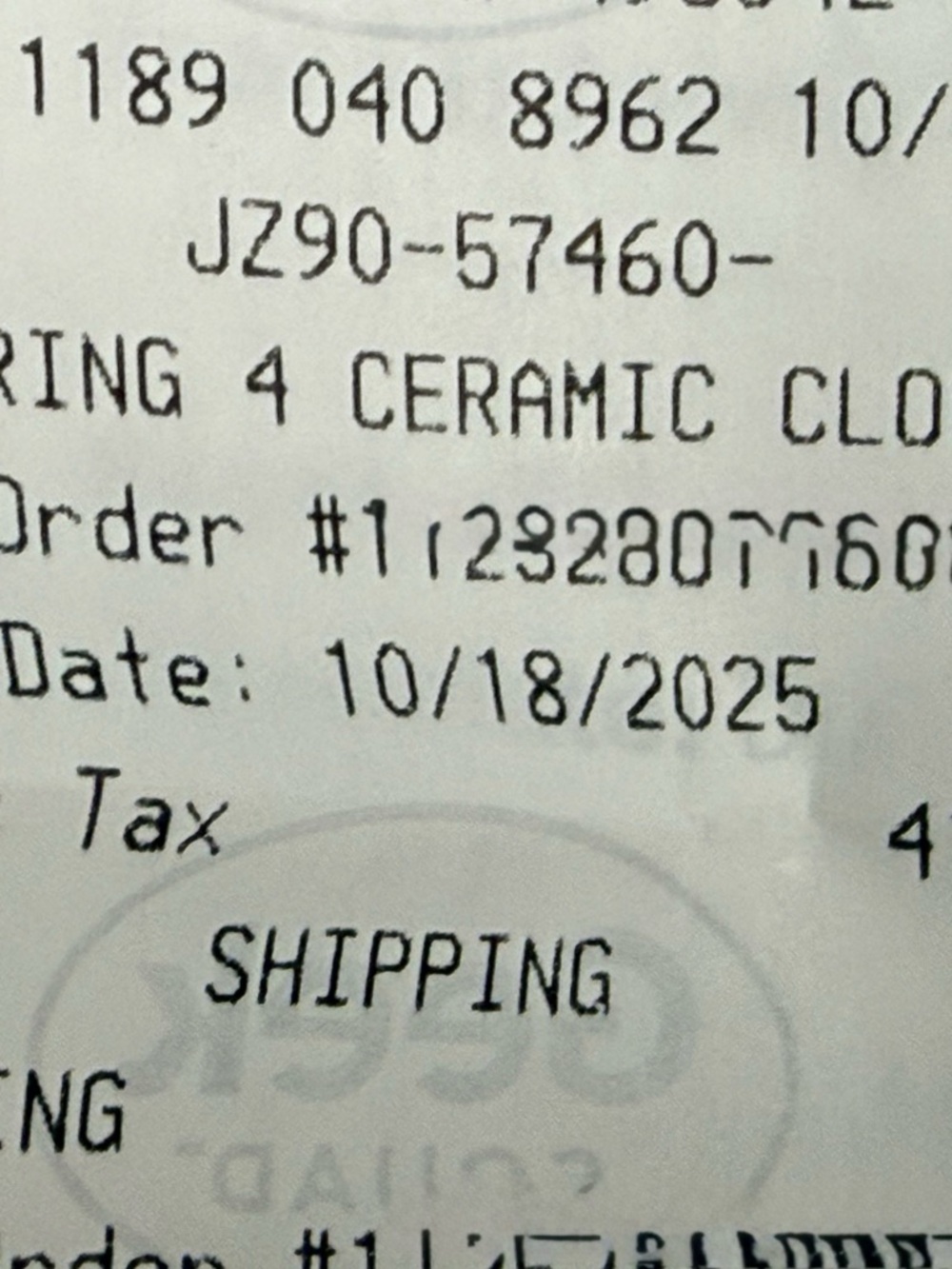 Oura Ring Gen 4 – Ceramic Cloud Like New Full Kit + Charger, 6 Mos Old Size 10 - Picture 12 of 13